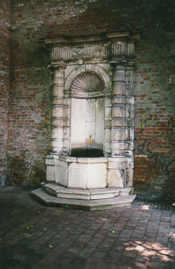Foto vom Venezianischen Muschelbrunnen an der Schwedenstiege