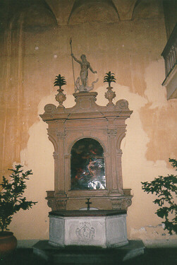 Foto vom Wandbrunnen im Eserhaus